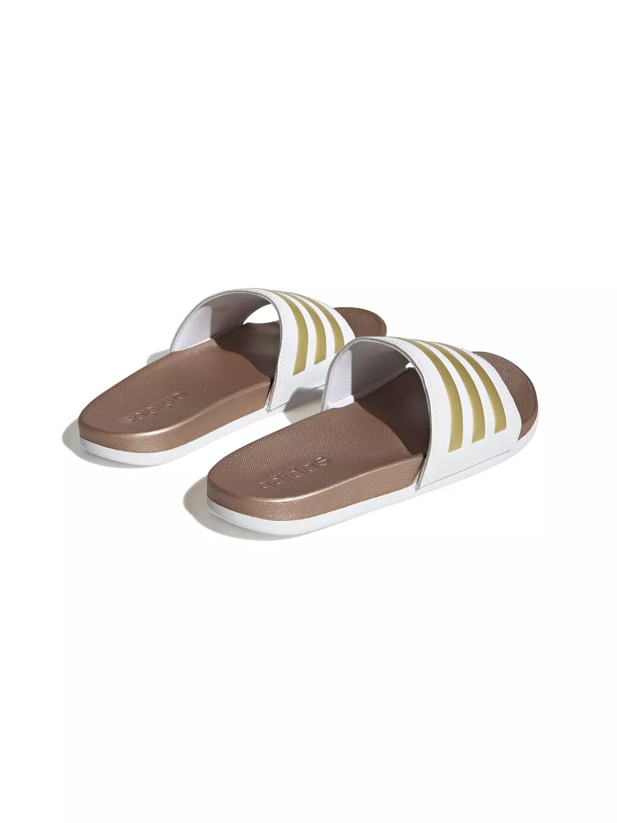 Adilette Comfort "Cloud White/Cloud White/Matte Gold" Women's Slide - 4