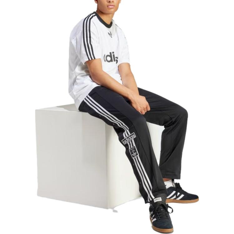 adidas Adicolor Tee 'White Black' IM9459 - 5