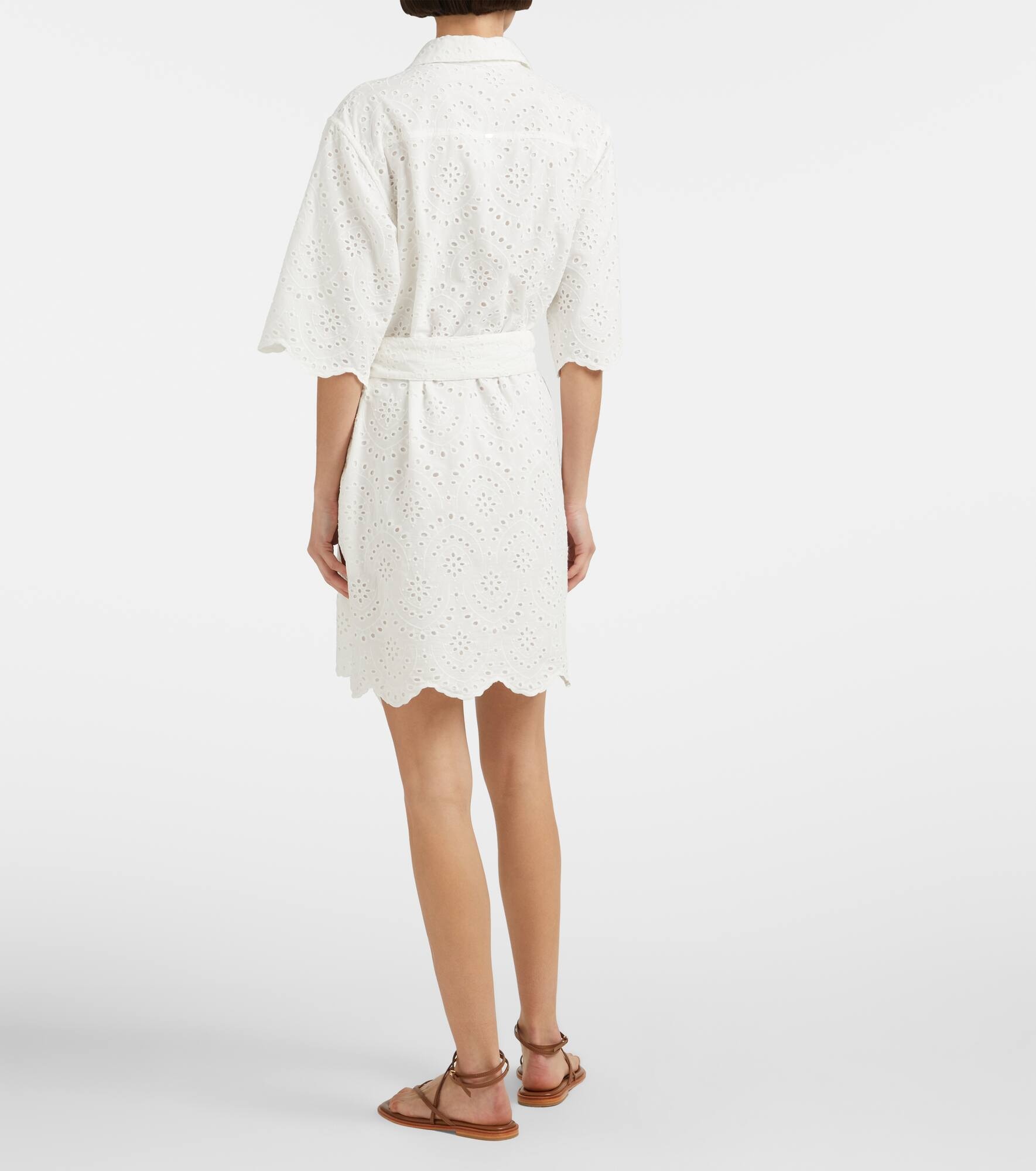 Elis cotton broderie anglaise minidress - 3