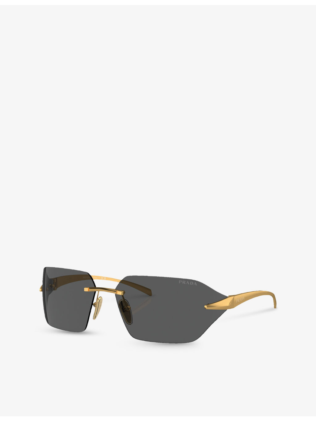 PR A56S irregular-frame metal sunglasses - 2