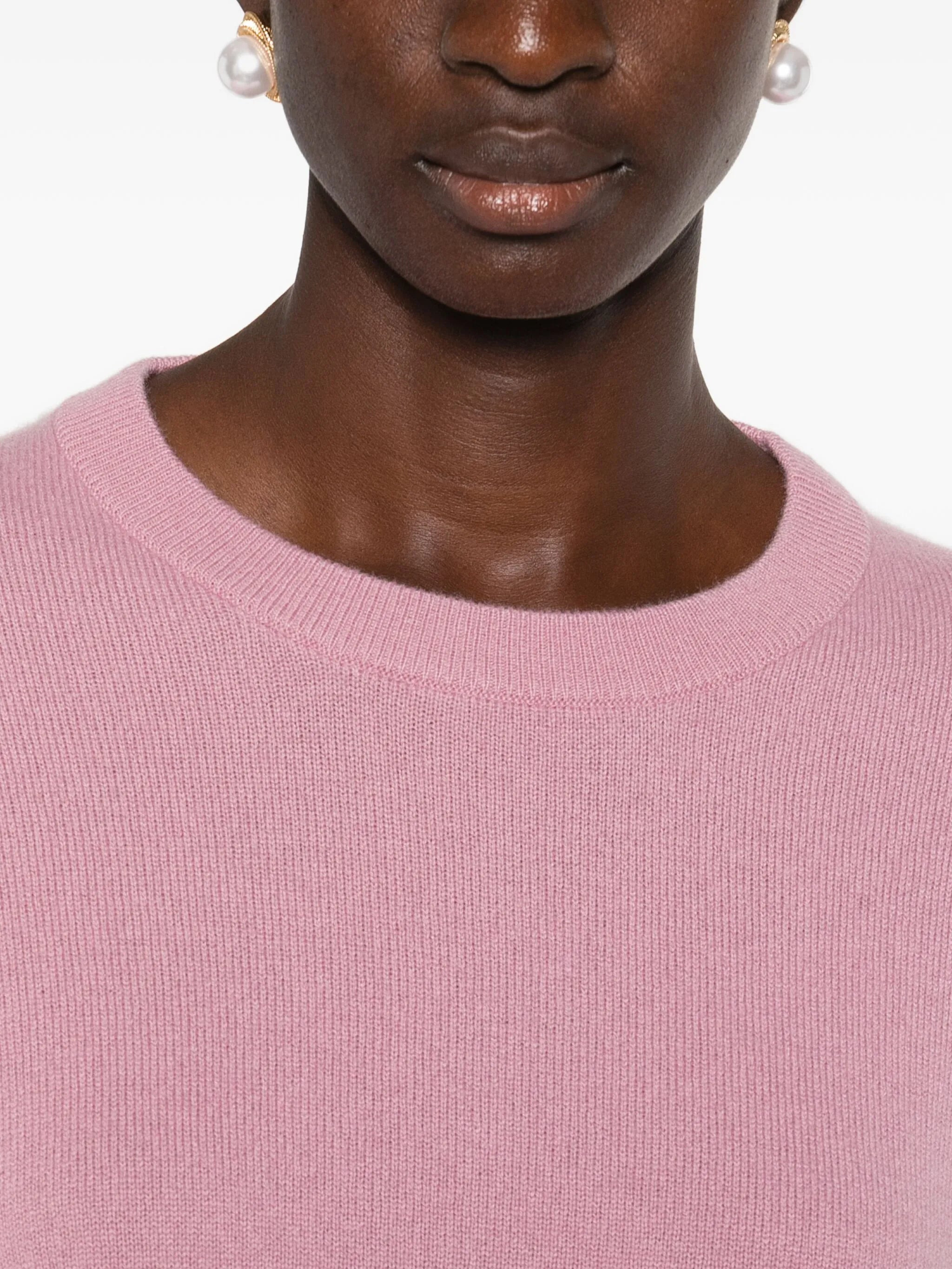 Allude Round-neck Cashmere Sweater - 4