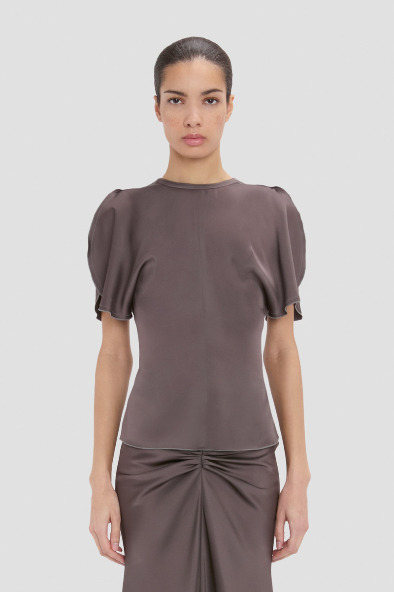 Victoria Beckham Bela Top In Ore outlook