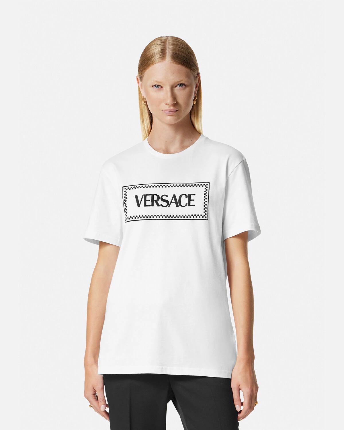 Embroidered '90s Vintage Logo T-Shirt - 4