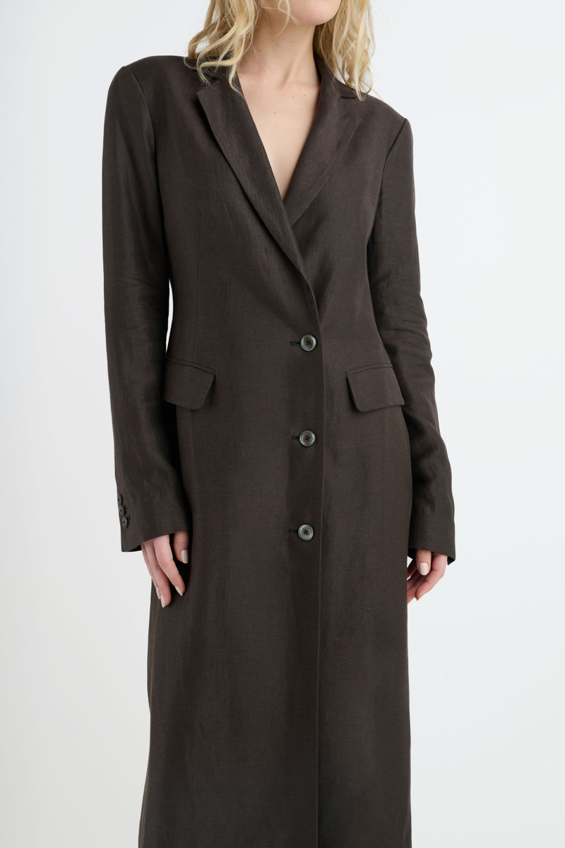 DOUBLE BREASTED LONG BLAZER 3