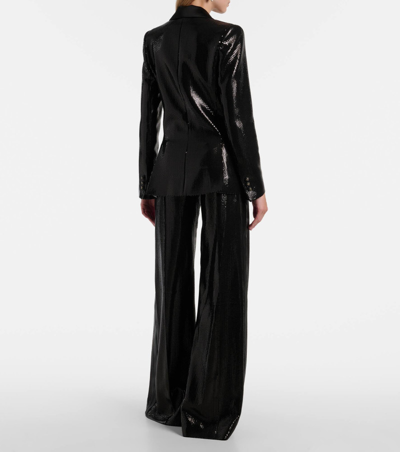 Sequined satin blazer 3
