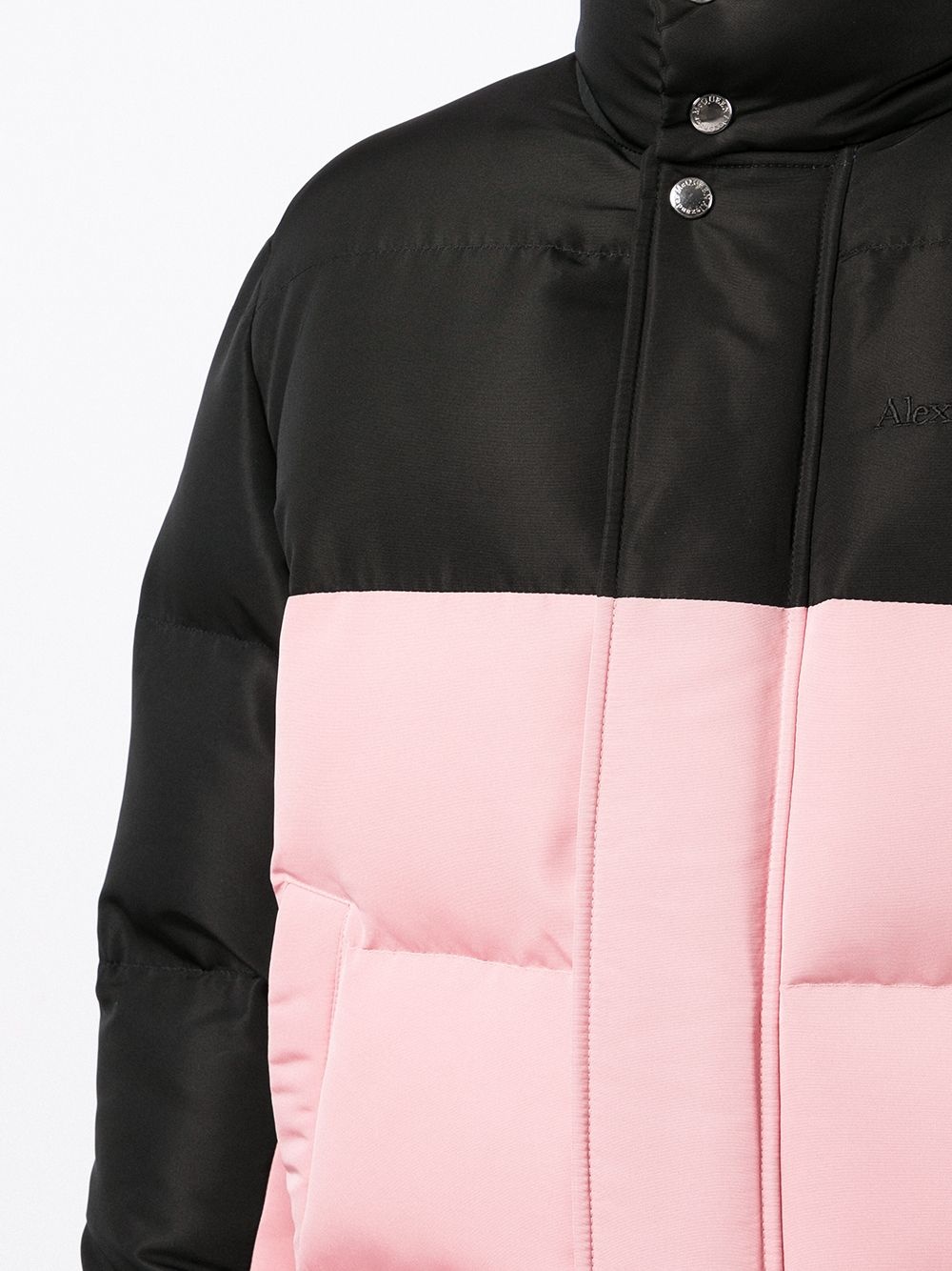 two-tone puffer jacket - 5
