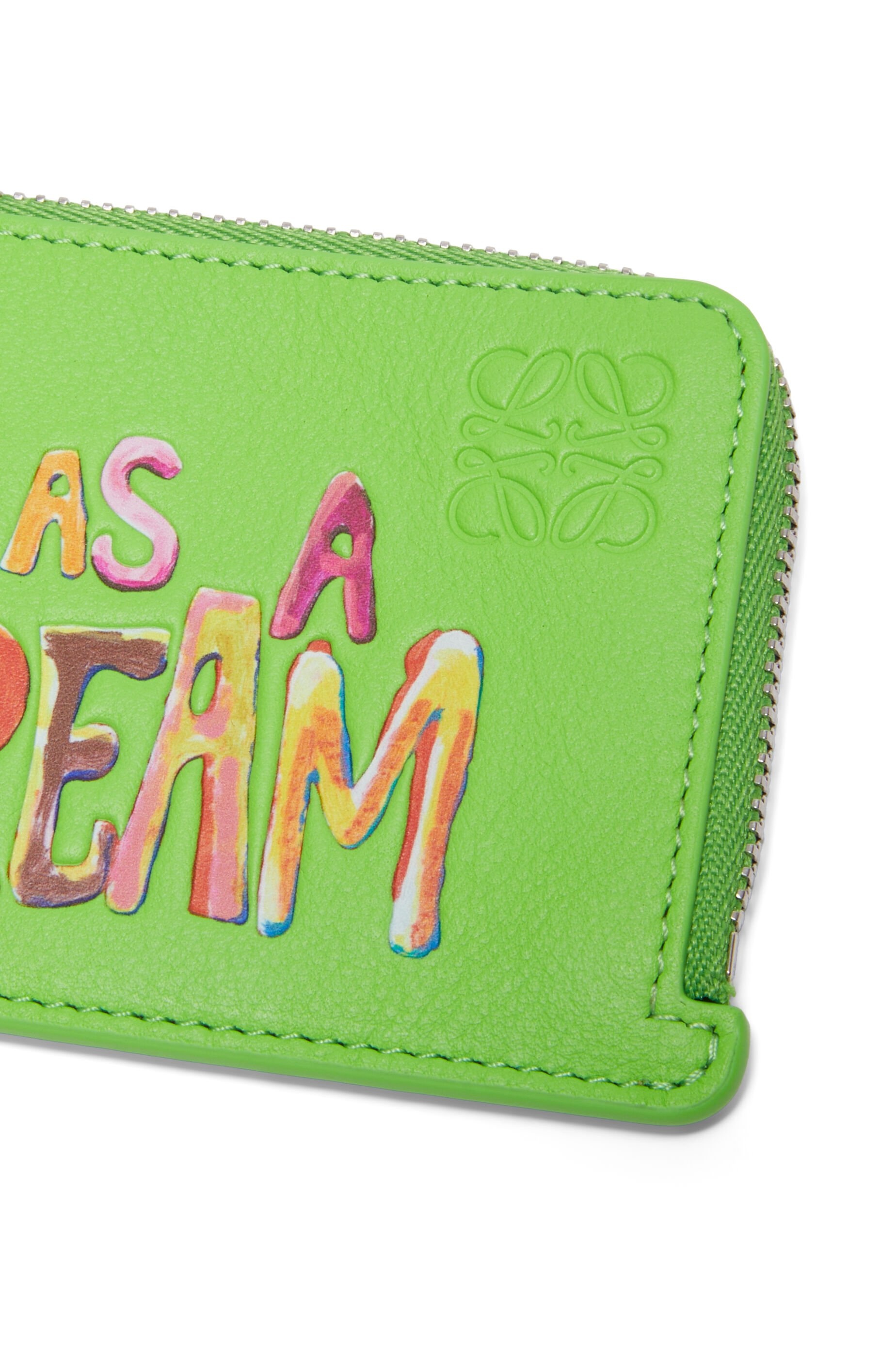 Dumb as a Dream coin cardholder in classic calfskin - 4
