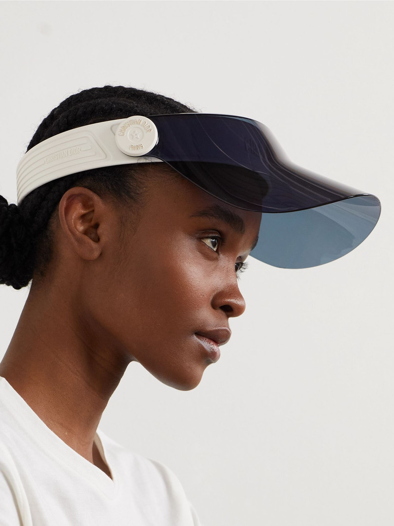 Dior DiorPacific V1U Perspex and rubber visor Blue outlook