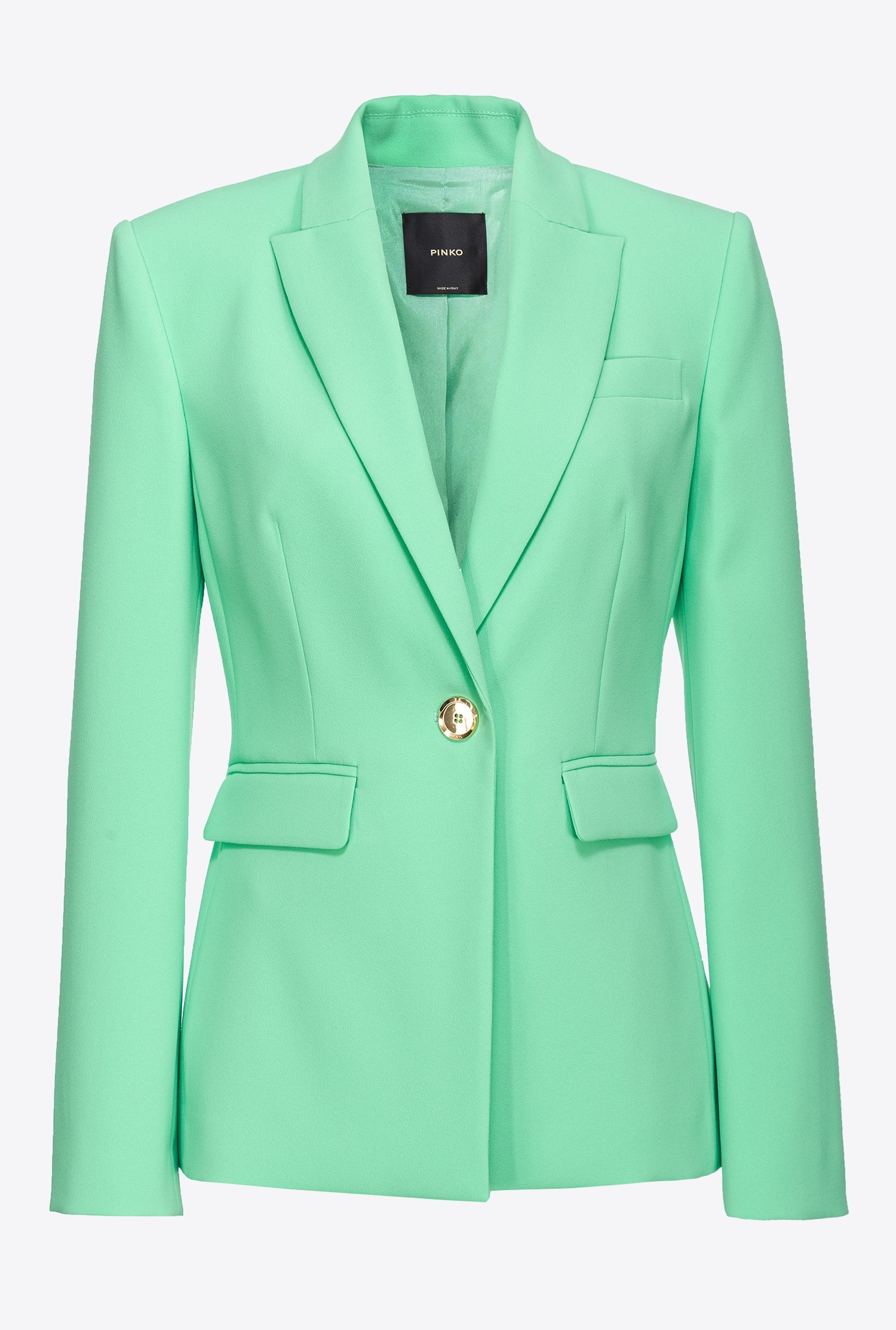 SINGLE-BREASTED STRETCH BLAZER - 1