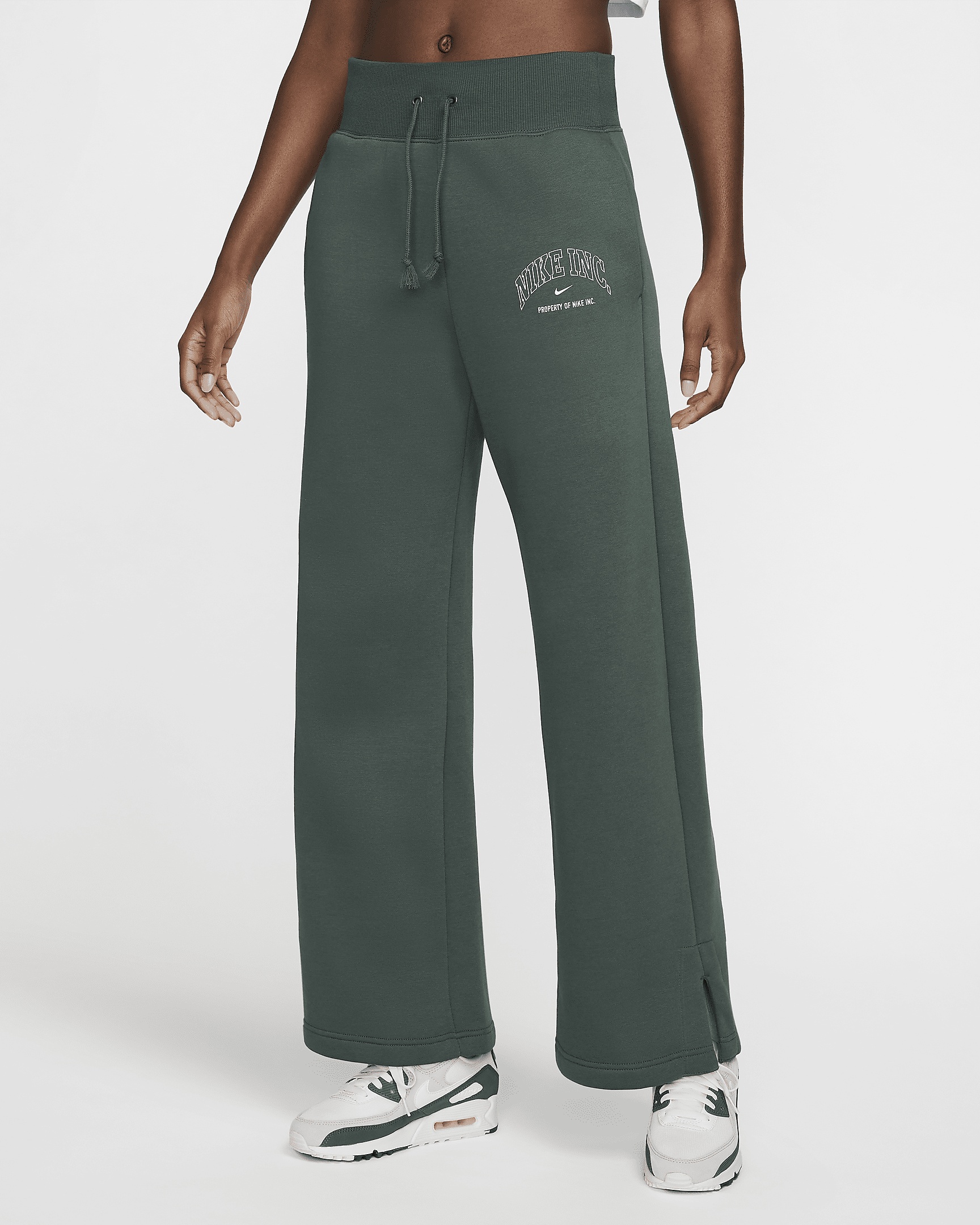 Nike Sportswear Phoenix Fleece Women's High-Waisted Wide-Leg Sweatpants - 1