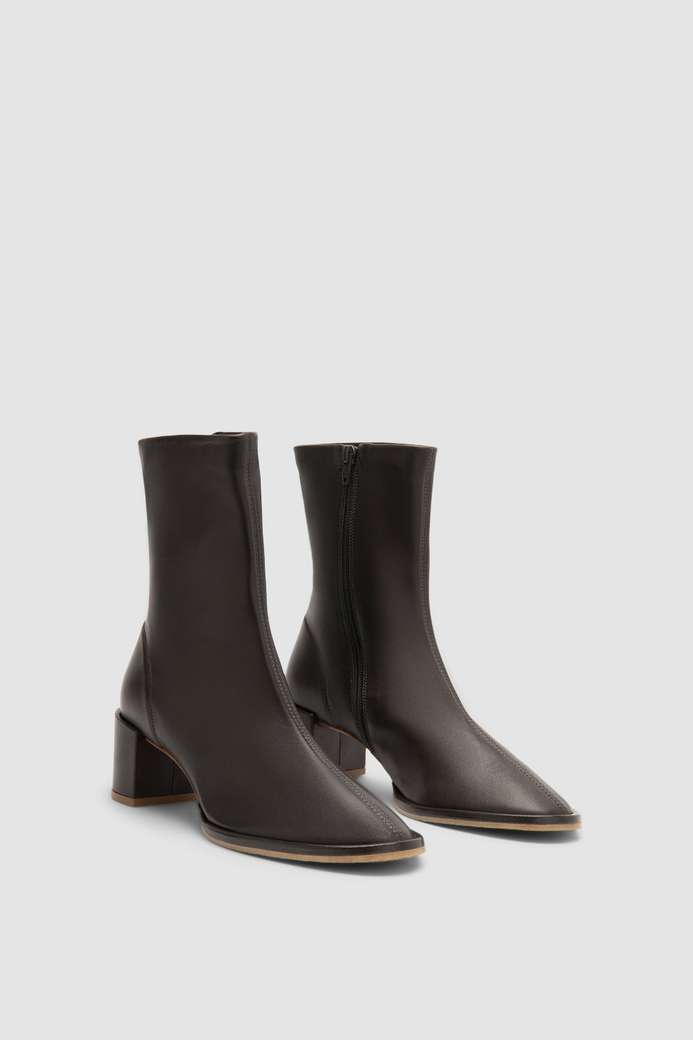 Josiah Ristretto Lamb Nappa Leather Ankle Boot - 2