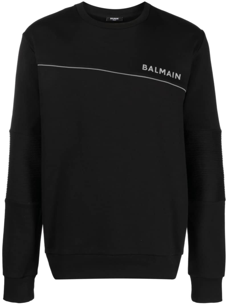 logo-print sweatshirt - 1