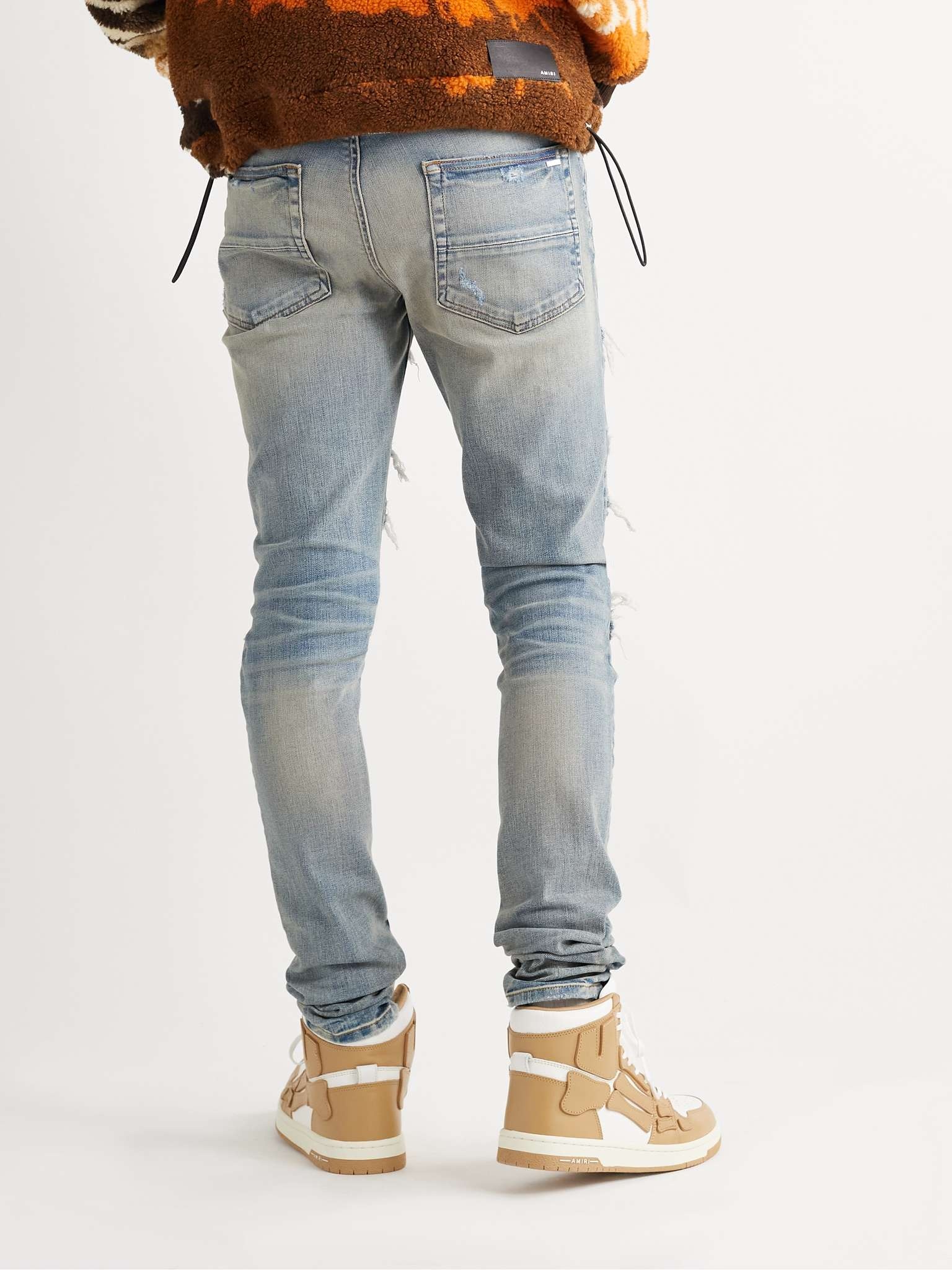 Thrasher Skinny-Fit Panelled Distressed Jeans - 4