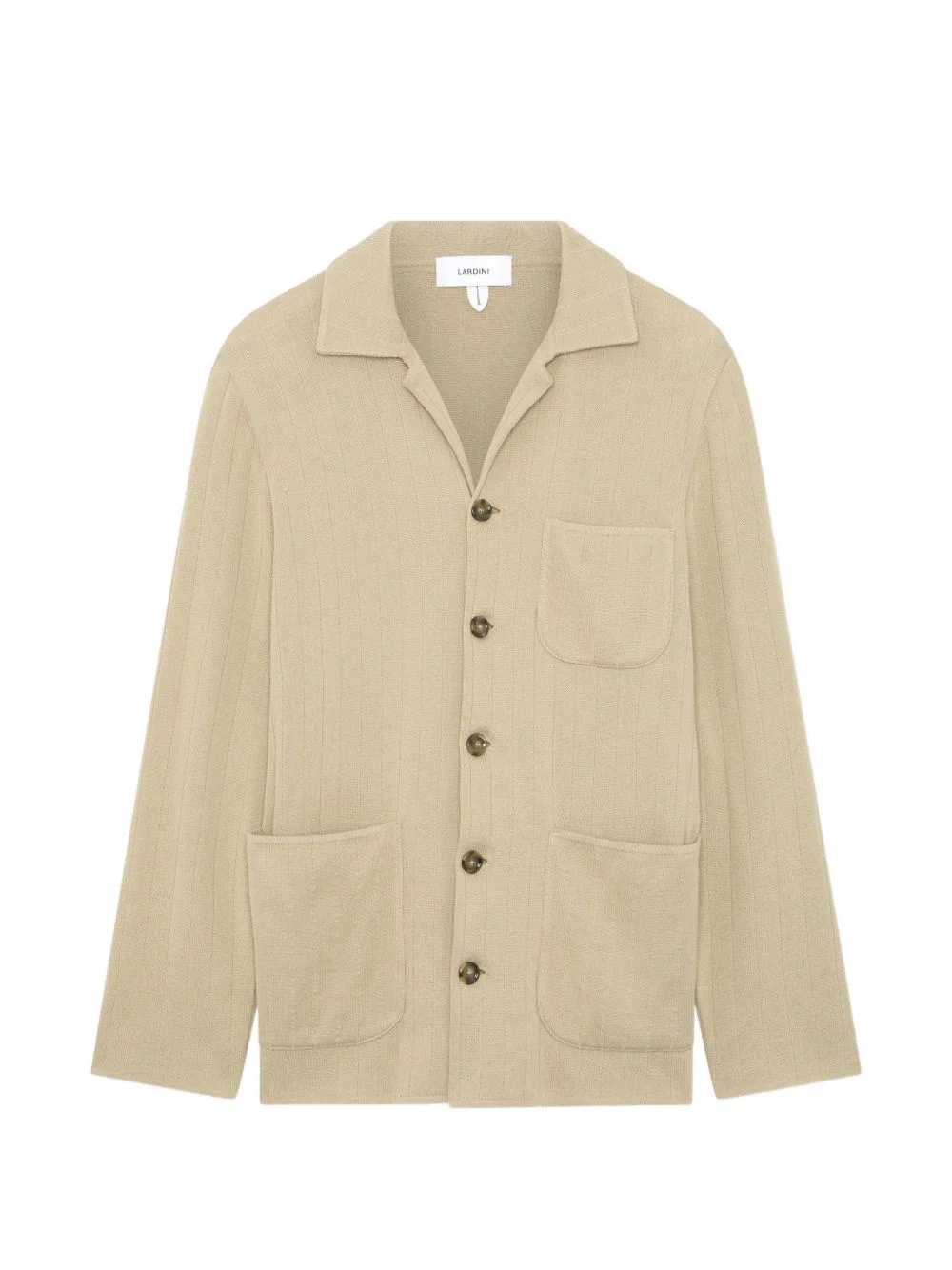 single-breasted knit jacket - 1
