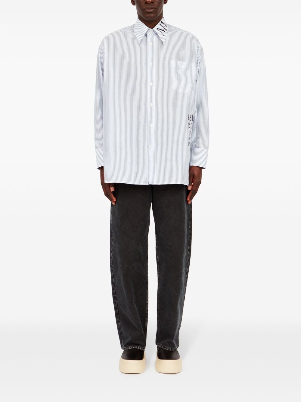logo-print shirt - 2