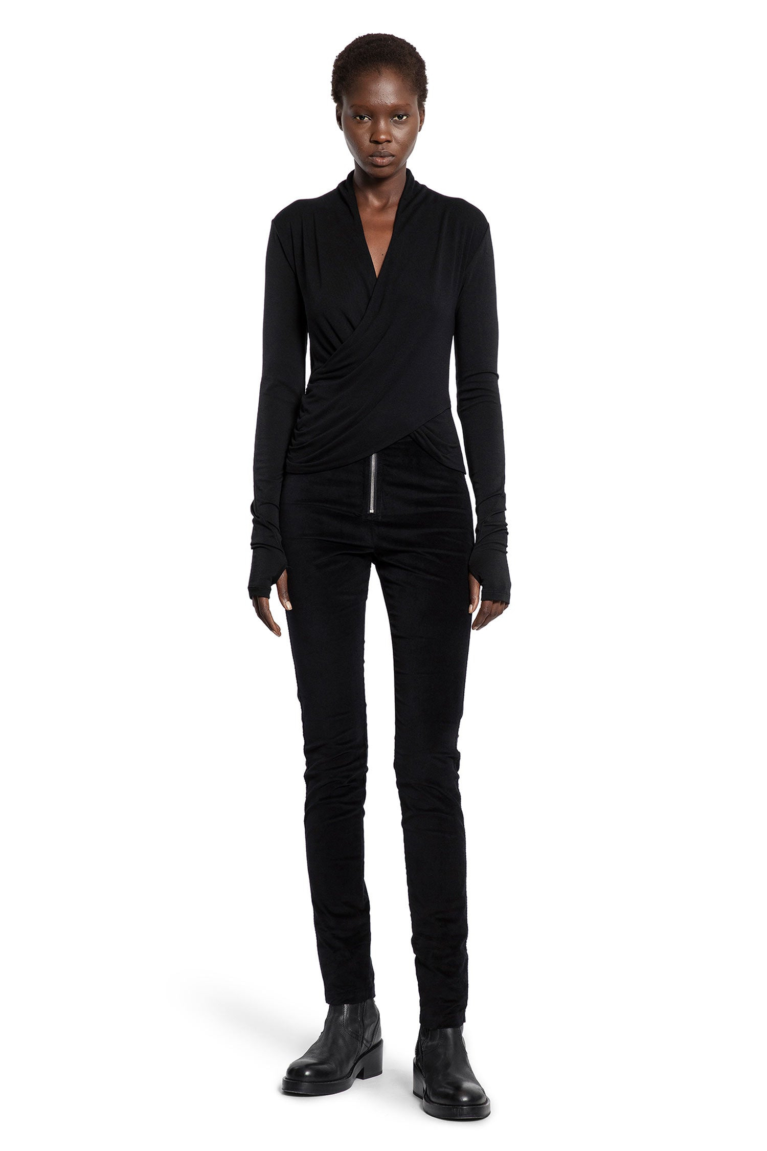 Slim-Trousers-In-Velvet - 5