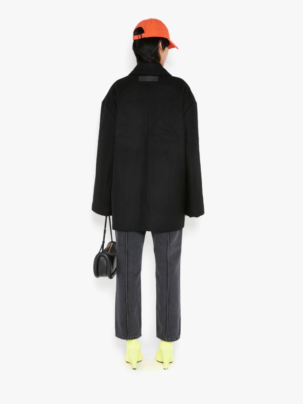 PADDED WOOL SHORT COAT - 4