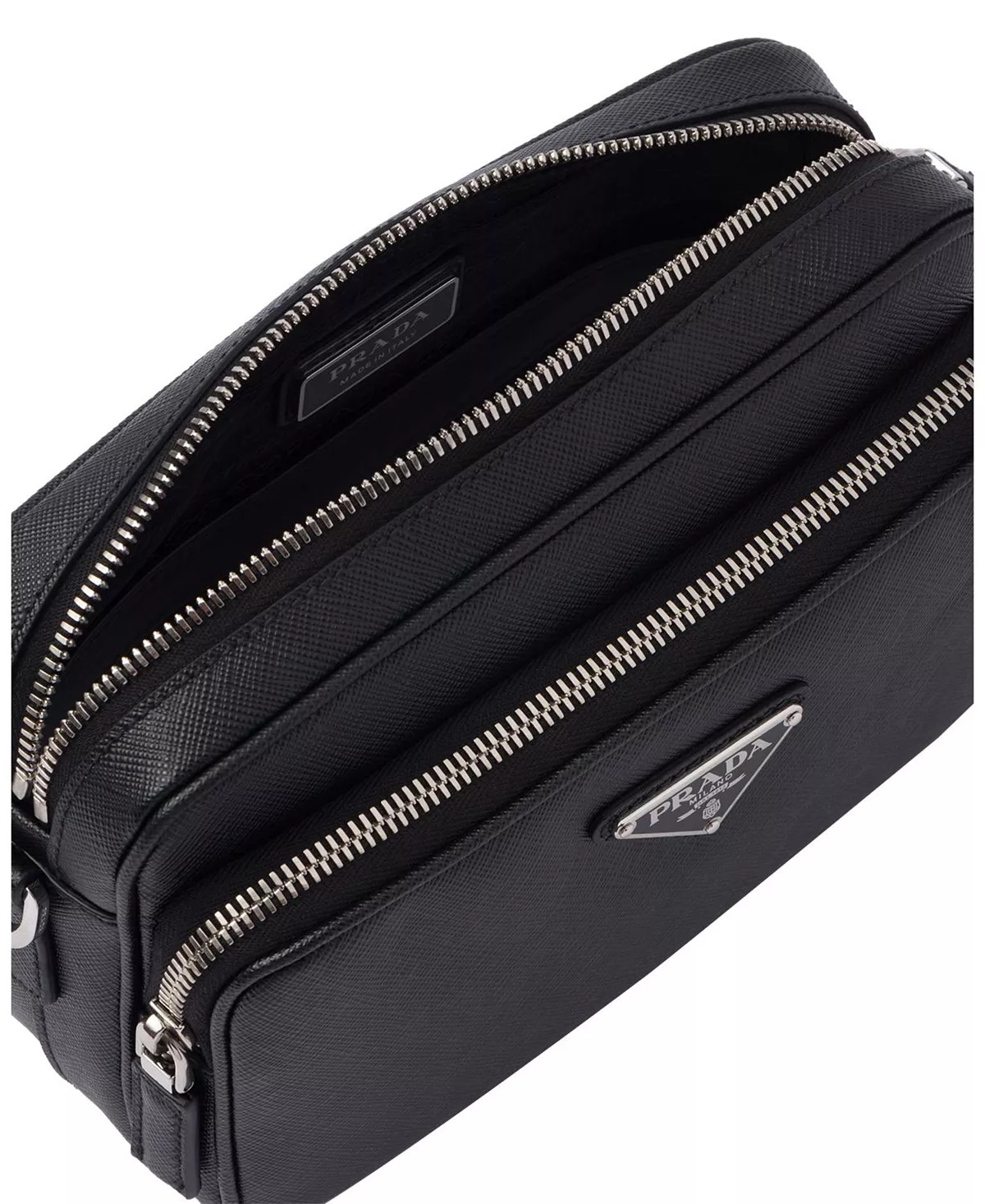Saffiano Leather Shoulder Bag - 4