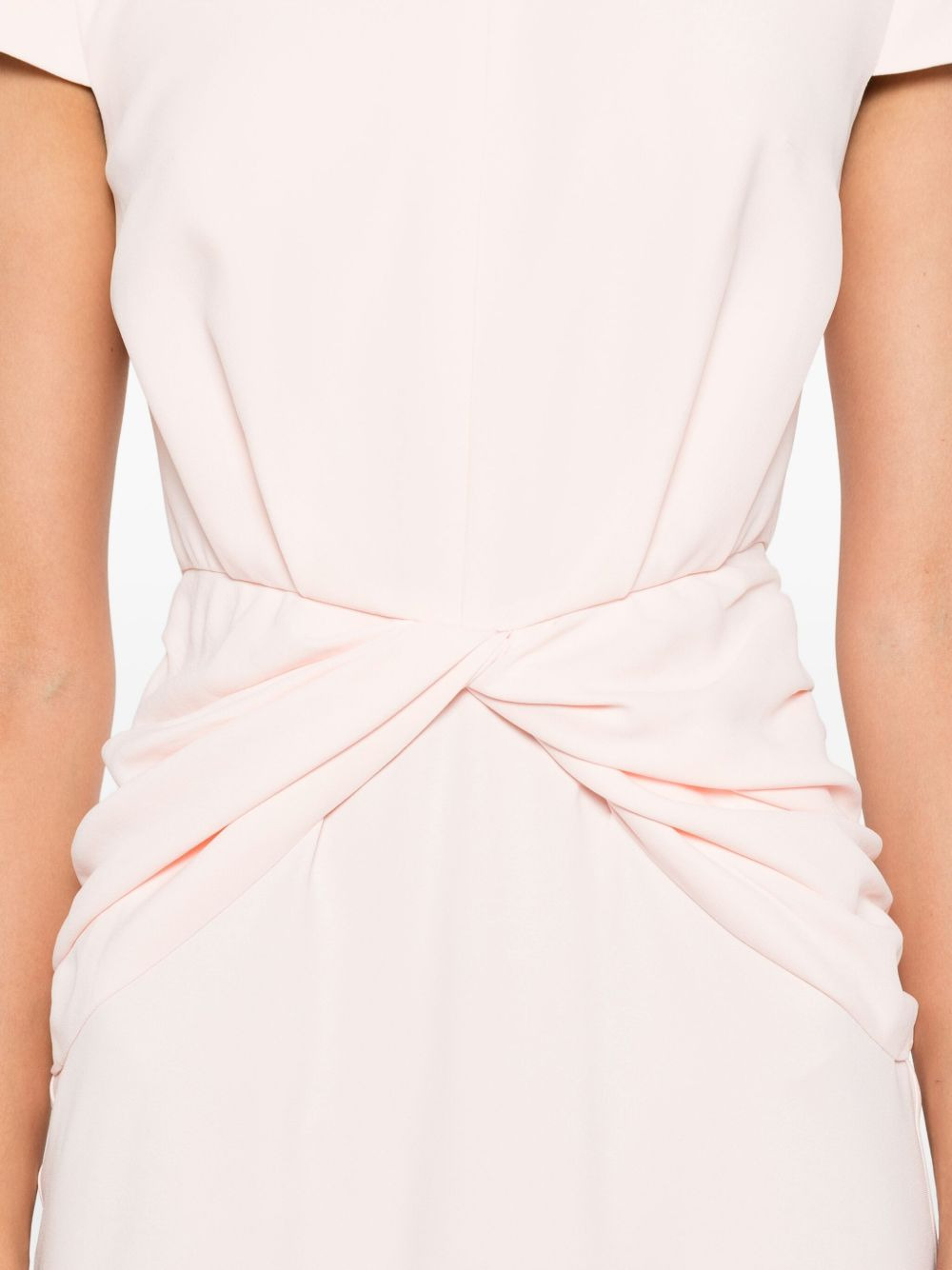 twist-detail midi dress - 5