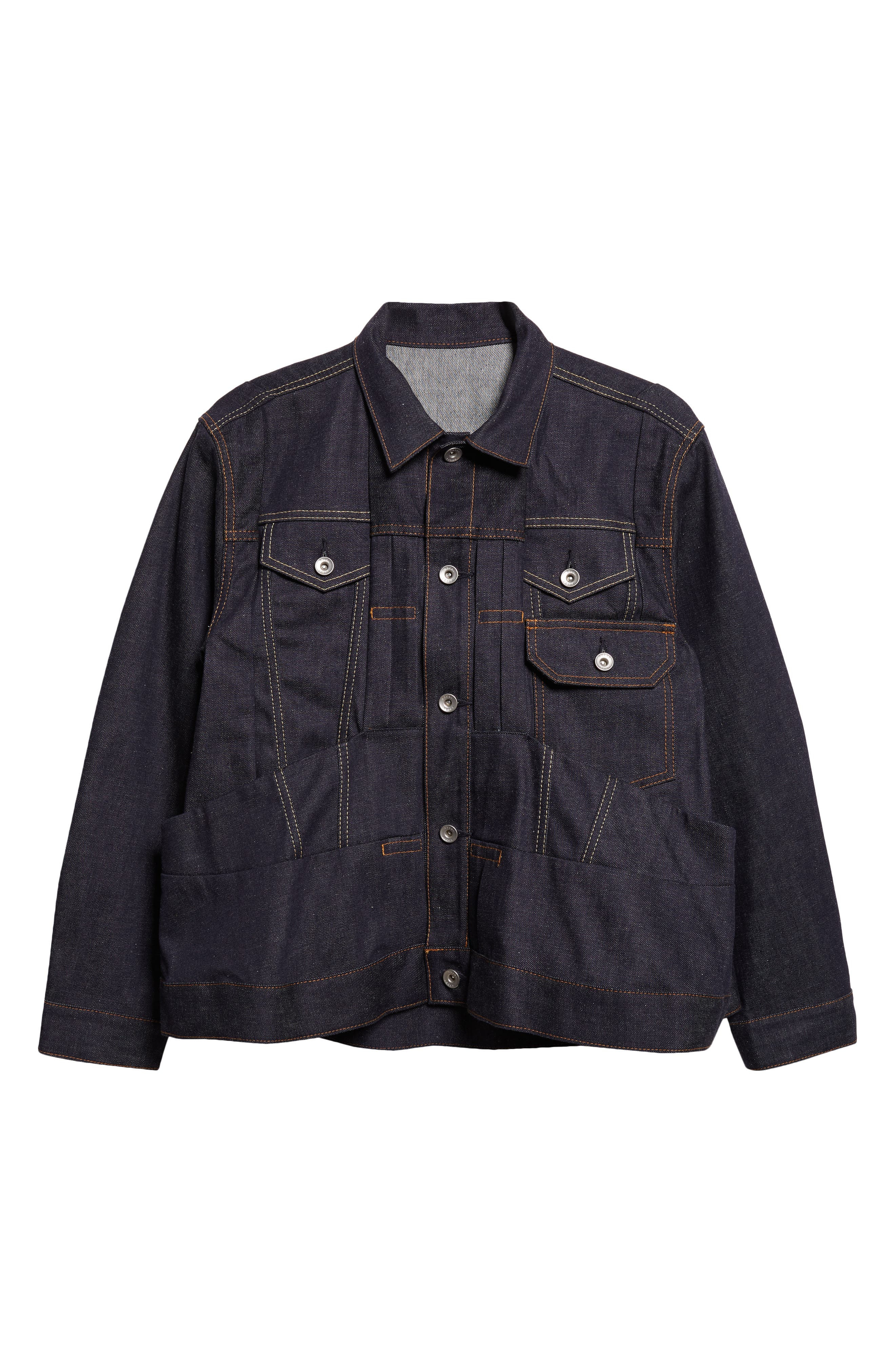 Sacai Denim Jacket in Indigo at Nordstrom - 7