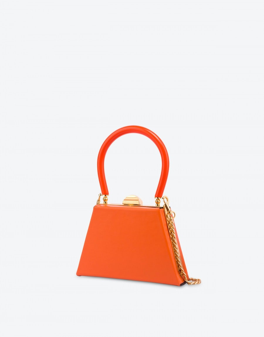 CALFSKIN TRAPEZE BAG - 2