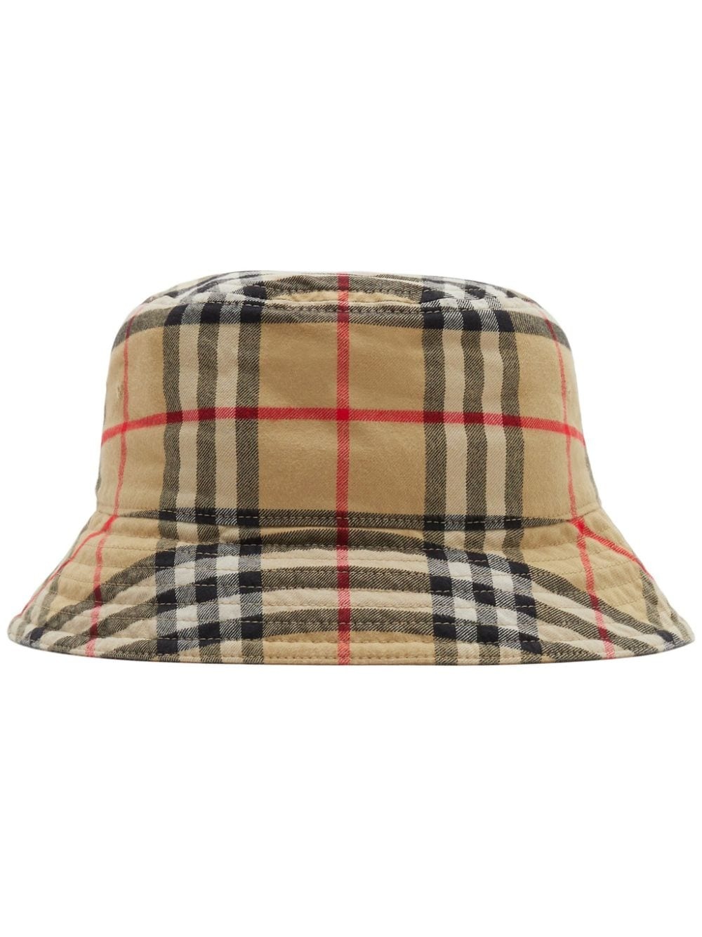 Vintage Check cotton bucket hat - 1
