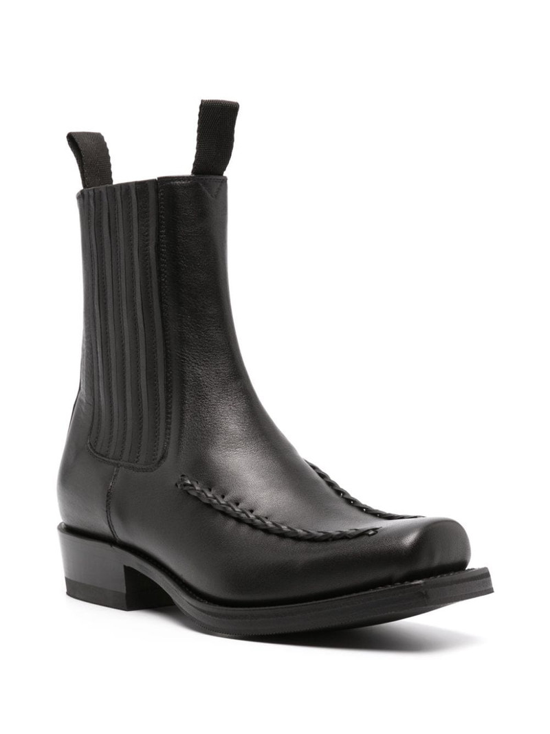 HEREU Agulla 45mm leather ankle boots outlook