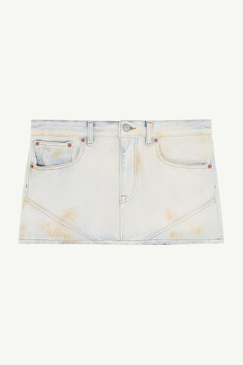 Denim mini skirt 1