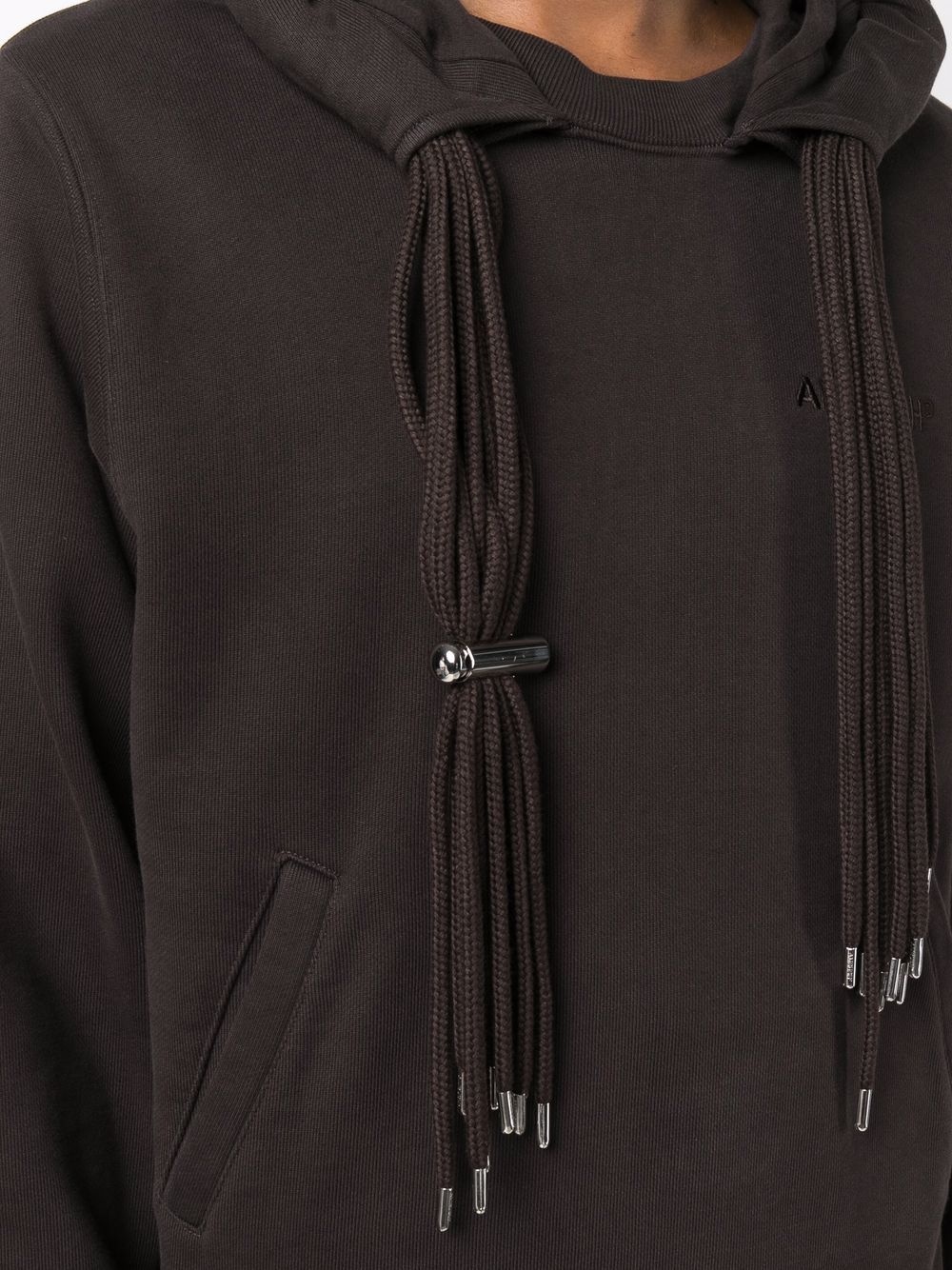 drawstring cotton hoodie - 5