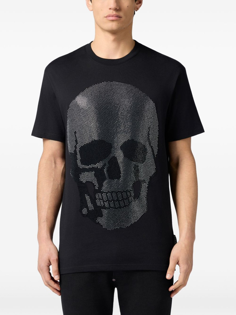 PHILIPP PLEIN round neck skull stones T-shirt outlook