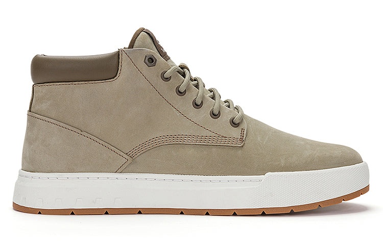 Timberland Maple Grove Leather Chukka Boots 'Light Taupe Nubuck' A674NW - 2