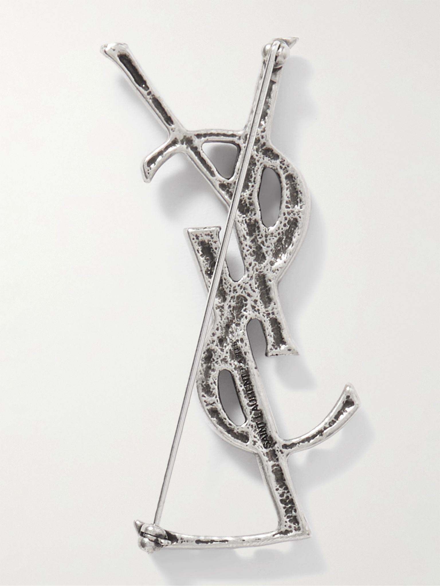 Silver-Tone Brooch Silver - 3
