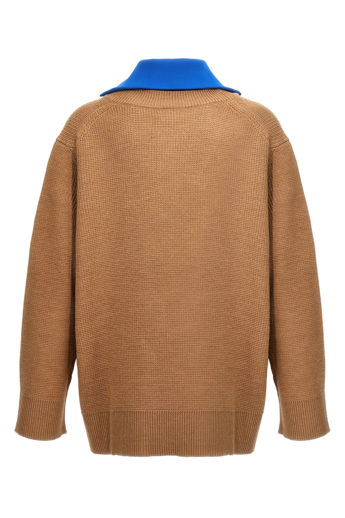 Half zip insert sweater - 3