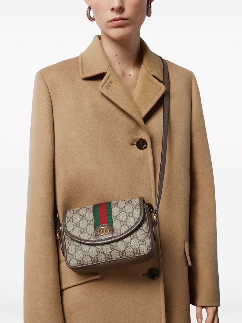 【GUCCI】HANDBAG OPHIDIA TESS.GG SUPR/DOLL.PIGPRI◆765043K9G Ophidia small shoulder bag in GG Supreme | GUCCI® US