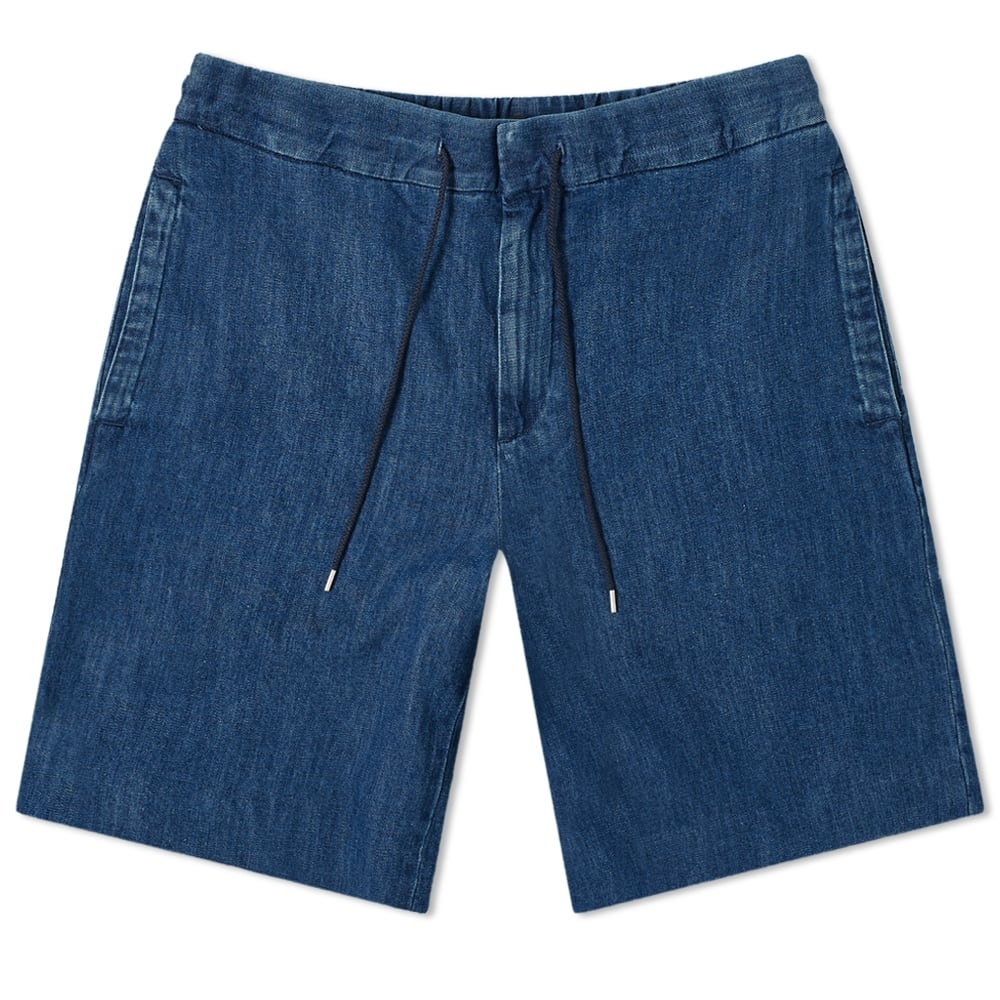 A.P.C Etienne Drawstring Denim Shorts - 1