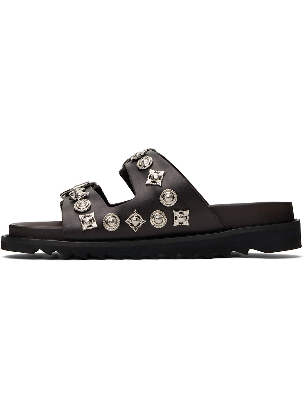 SSENSE Exclusive Black Buckle Sandals - 3