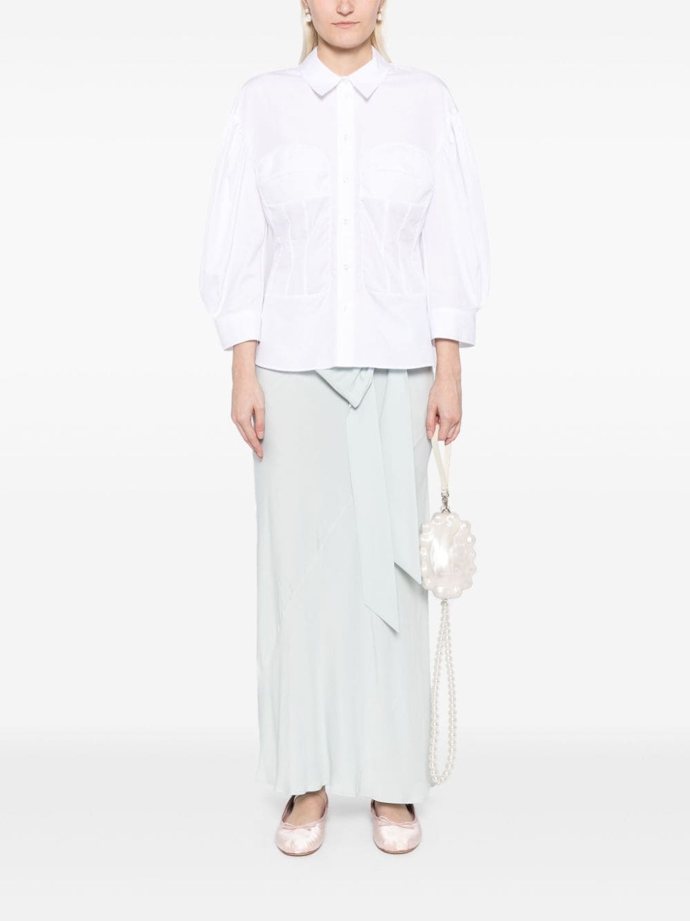 corset seam shirt - 2