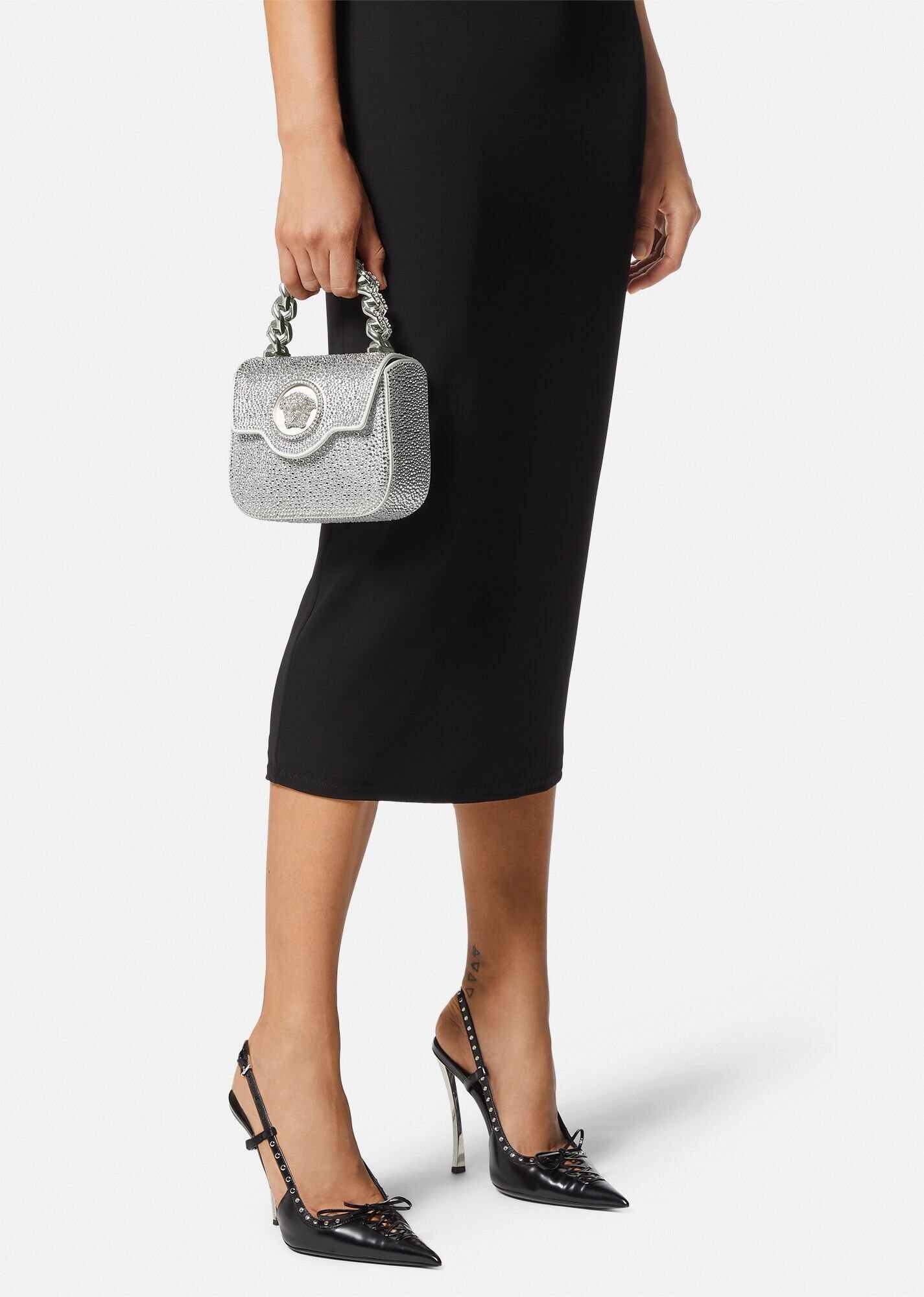 Crystal La Medusa Mini Bag - 6