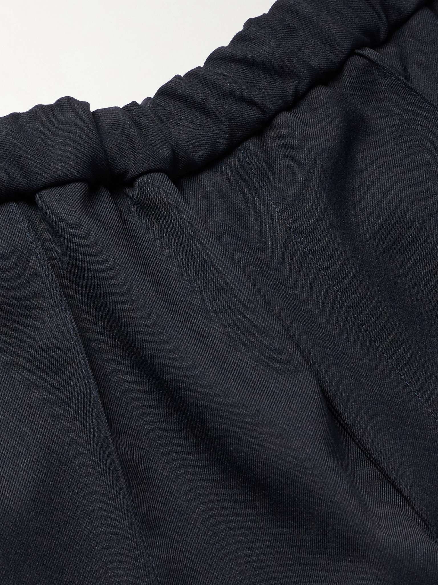 Straight-Leg Pleated Gabardine Trousers - 3