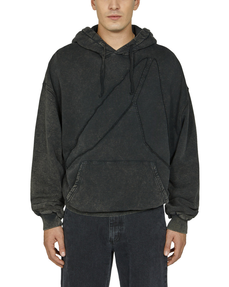 1017 ALYX 9SM OVERSIZE INTARSIA APPLIQUE LOGO HOODIE outlook
