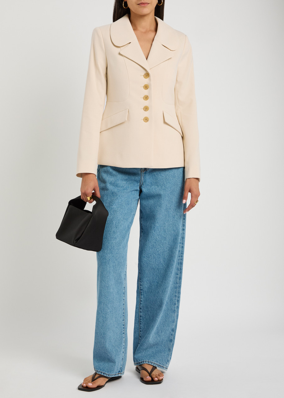 BY Malene Birger Adrienna Darted Woven Blazer - 4