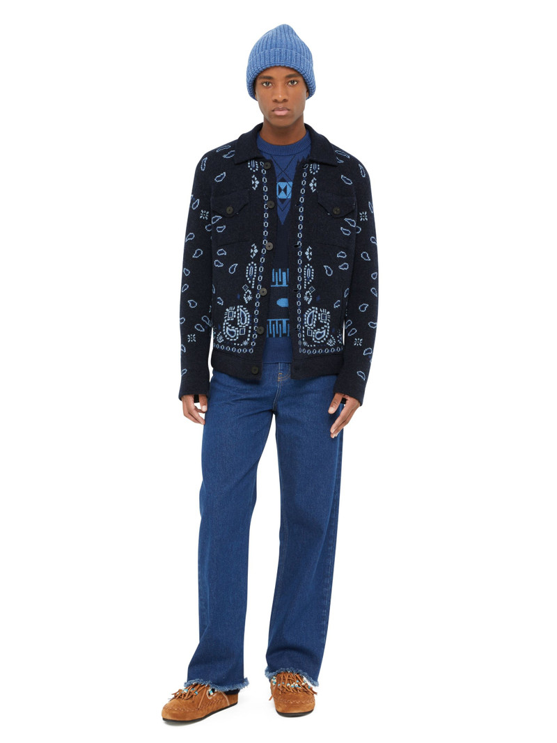 Alanui Bandana Piqué Jacquard Shirt outlook