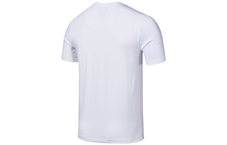 Men's Nike Solid Color Round Neck Pullover Sports Short Sleeve White T-Shirt BQ2971-100 - 2