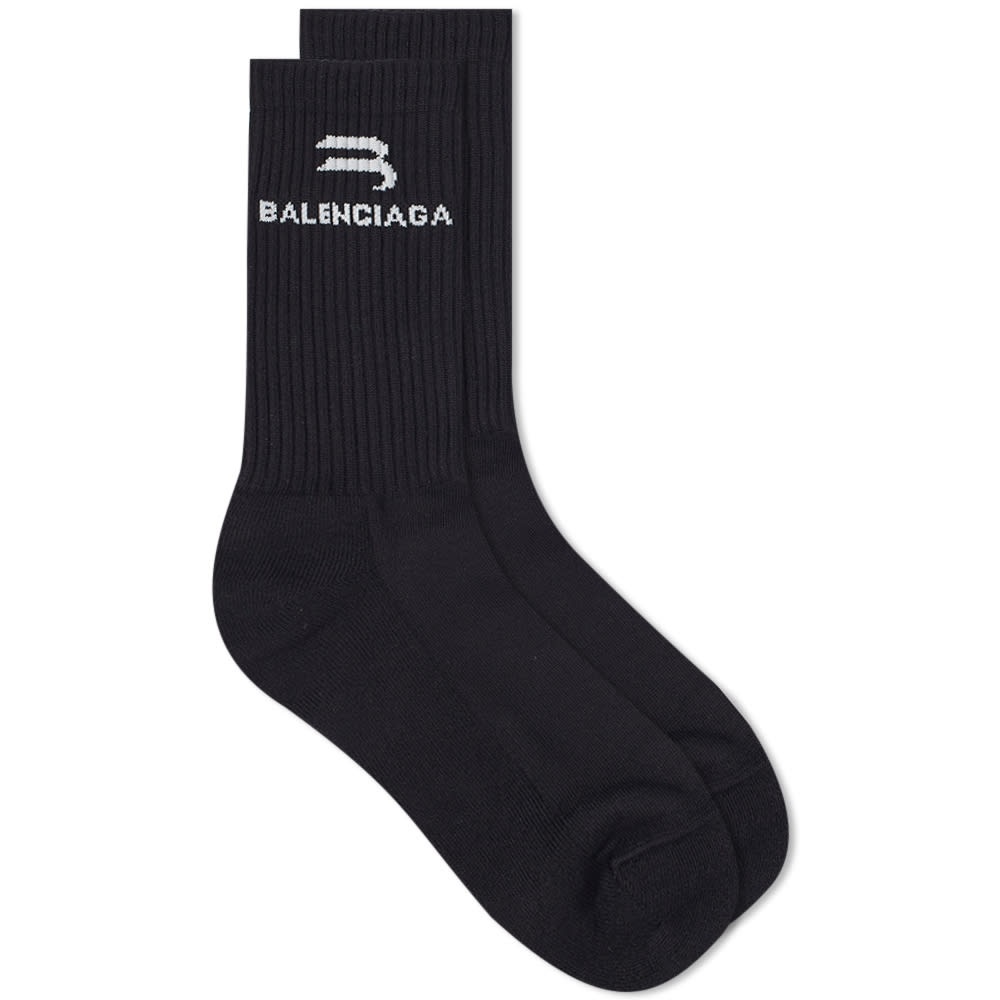 Balenciaga Sports Logo Socks - 1