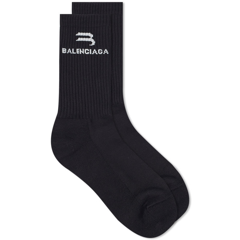 Balenciaga Sports Logo Socks 1