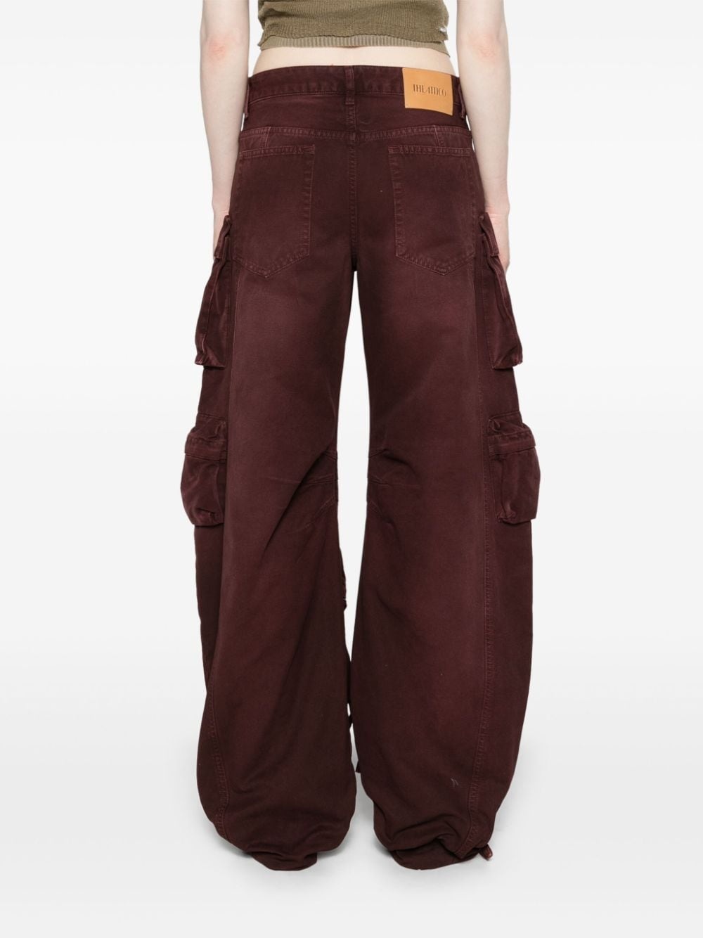 Fern mid-rise cargo jeans - 4