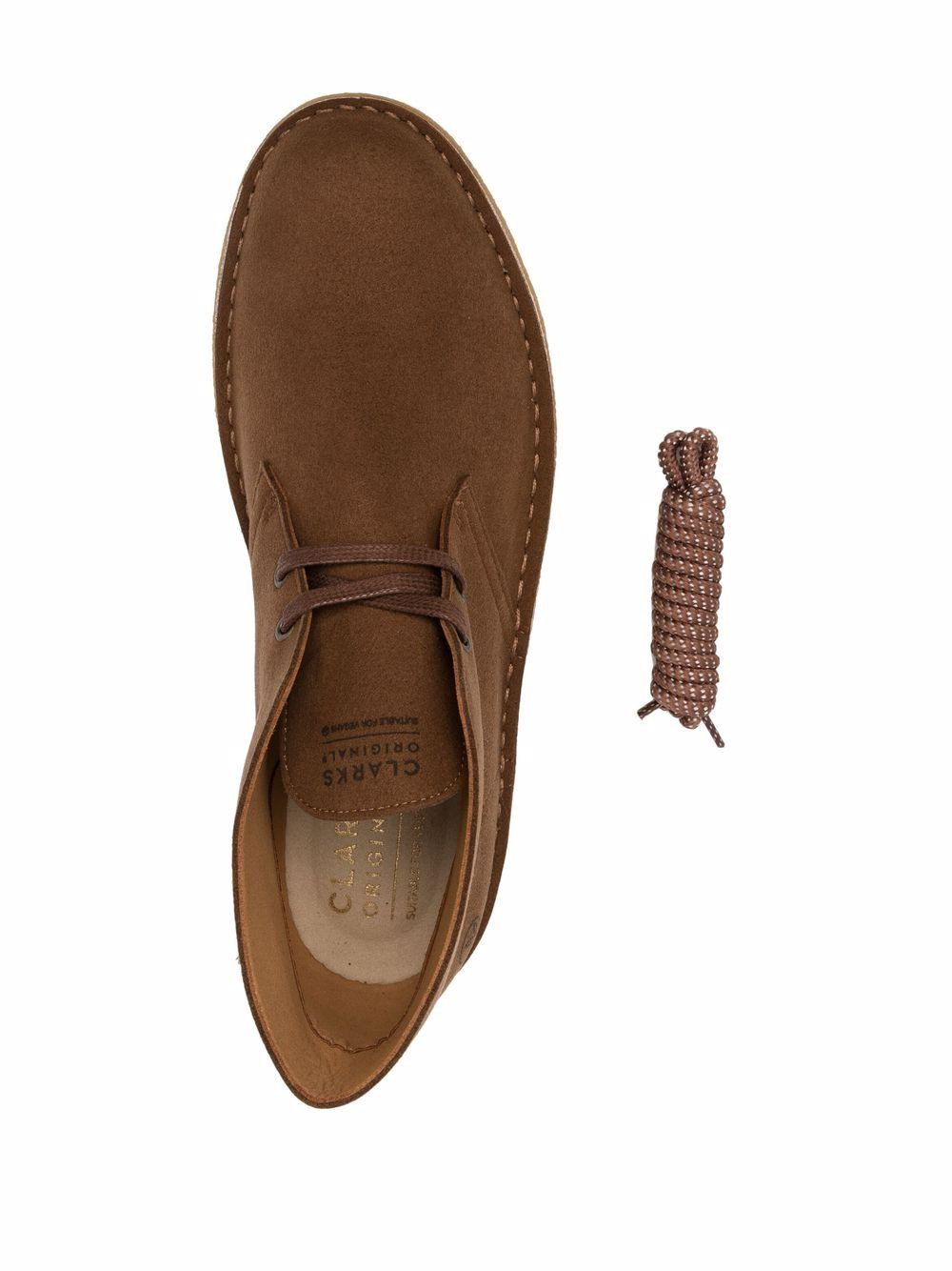 suede lace-up boots - 4
