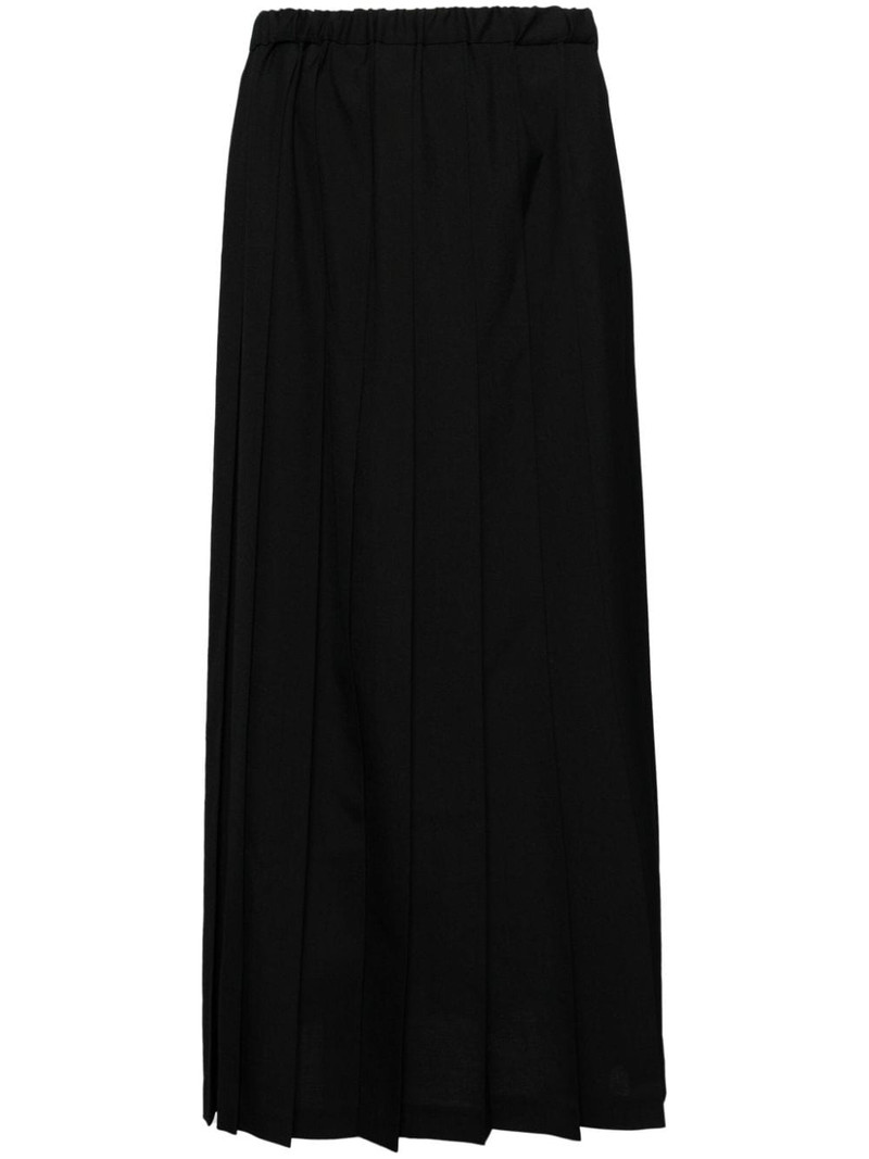 elasticated waistband pleated skirt 1