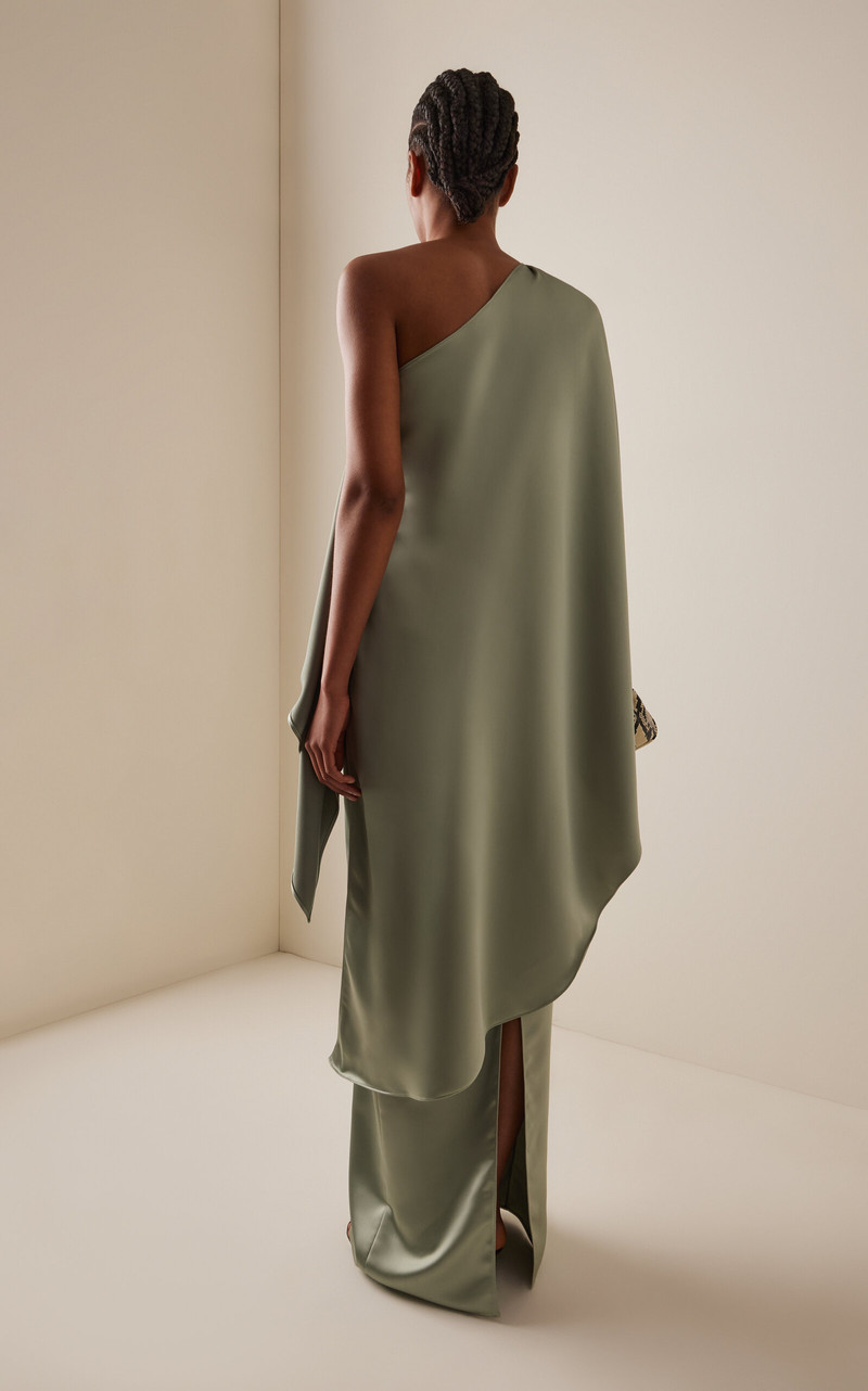 Exclusive Fume Satin Top green 4
