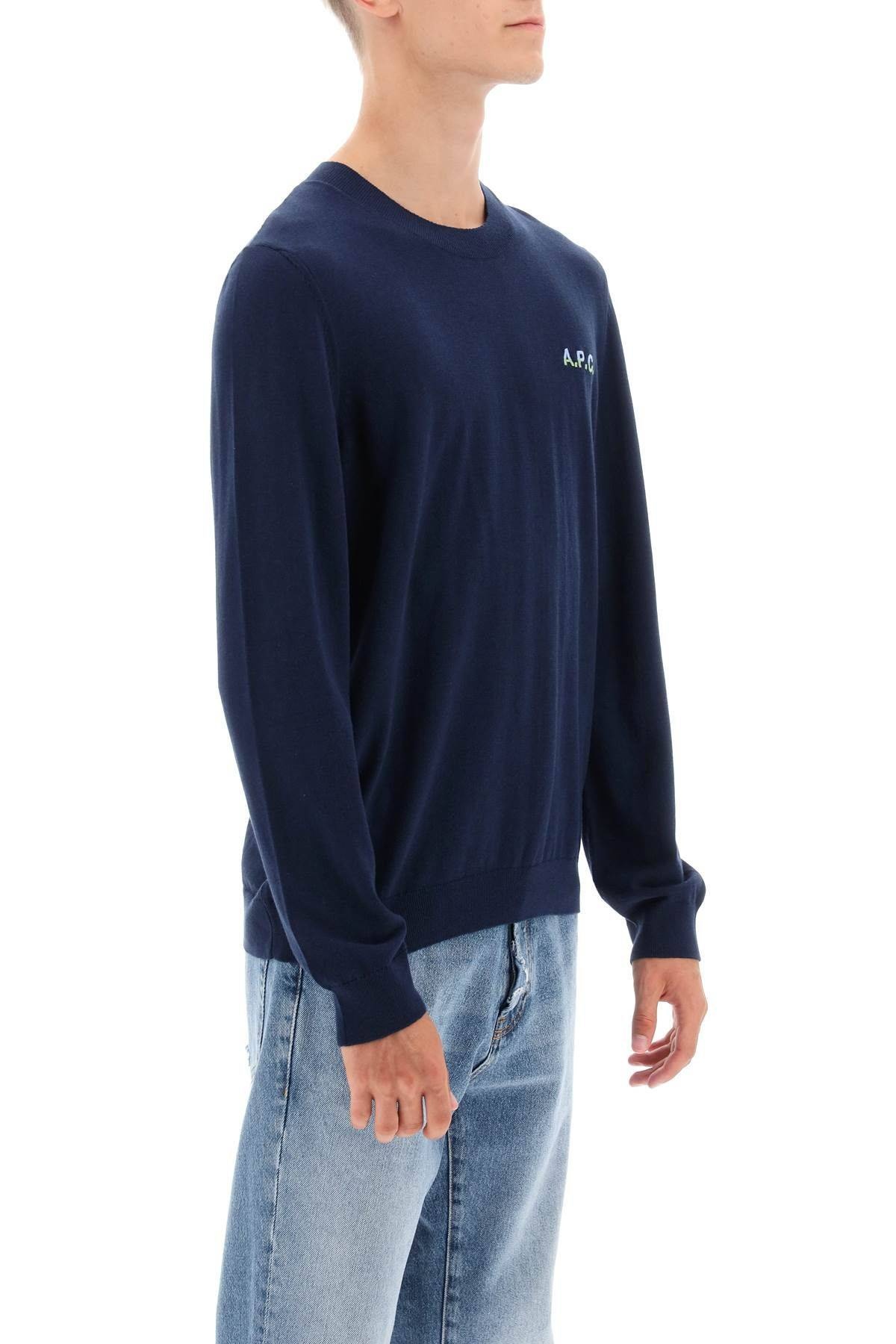 CREW-NECK COTTON SWEATER - 5